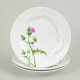 L'Art presents: Royal Copenhagen, set of 3 antique lunch plates.