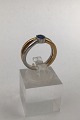 Georg Jensen 18K Guld Ring No. 15 (Safir)