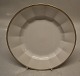 Klosterkælderen presents: Palace 8550-1536 Luncheon plate 22 cm (621) gold & grey lines Angular Royal ...
