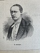 Xylografi - portræt af Justitsråd Ludvig Vilhelm Joachim ...