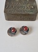 N.E.From vintage øreklips i sterlingsølv og rav