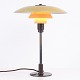 Osted Antik & Design präsentiert: Poul Henningsen Tischlampe Modell PH 3½/2½ mit gelbem Metallschirm für Louis ...