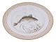Flora DanicaMiddagstallerken med fisk 25,5 cm. #3549