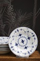 K&Co. presents: Small deep Blue Fluted, Plain plate from Royal Copenhagen. Dia.: 14cm. 1/172. year 1893-1923...