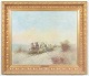 Fedor Maisky, oil on canvas, listed Austrian artist.