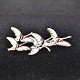 BrocheFem svaner fra Norden925S