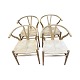 4 stk. Hans J. Wegner Y-stole