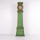 Osted Antik & Design präsentiert: Bornholmer Standuhr „Frøken“ mit Originaler Grüner Bemalung von 1790