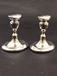 A pair of 830 silver candlesticks