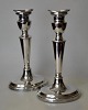Pegasus – Kunst - Antik - Design presents: Pair of Danish sterling silver candlesticks, 20th century.