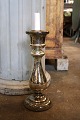 Stor antik fransk mundblæst 1800 tals lysestage i ...