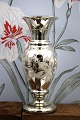 Antik , fransk 1800 tals vase i fattigmandssølv ...