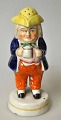 Staffordshire peber bøsse, 19. årh. England.