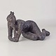 Bodil Dam figurliggende kvinde21 cm