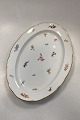 Meissen Porcelain Oval Dish, Large with Flower Design
