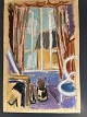 Pastel af den svenske kunstner Lars Bertle - ...