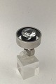 Hans Hansen Sterling Silver Modern Ring Zirkon