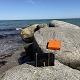 Hermès selskabstaske med forgyldt kæde.