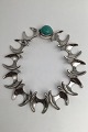 Georg Jensen Sterling Sølv Halskæde No. 130 Turkis