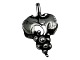 Georg Jensen sterling silverYear jewellery 1996 pendant