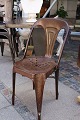 Original Multipl´s Café stol i metal designet af Joseph Mathieu i 20érme...