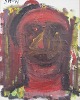 S.H., abstrakt oliemaleri på lærred, 1971.
