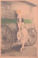 Louis Icart, “Mignon”, radering, listet fransk kunstner.