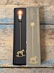 Georg Jensen forgyldt lysholder - Gyngehest fra 1996