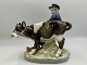 Royal Copenhagen Figur - Dreng med kalv
