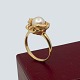 Hermann Siersbøl; Ring i 14 kt. guld med perle