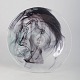 Ulrica Hydman Vallien for Kosta Boda, stort kunstglasfad.