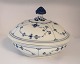 Lundin Antique presents: Royal Copenhagen. Blue fluted, plain. Round lidded dish. Model 397. Diameter 23 cm. (1 ...