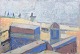 Stig Södersten, oliemaleri på plade, listet svensk kunstner.