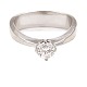 Georg Jensen 18kt Weissgold Ring mit einem Diamanten von ...