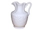 Bing & GrøndahlTall white parian porcelain milk jug with grapes from 1853–1895