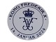 Royal Copenhagen commemorative plate from 2024King Frederik X