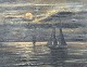 Carl LarsenSegelschiff im Mondlicht800 DKK