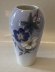2679-295 Kgl. Vase med hvid og blå blomst 19 cm Kongelig ...