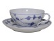 Blue Fluted PlainSmall chocolate cup #88