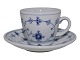 Blue Traditional Hotel porcelainCoffee cup with logo "Vinkælderen Frederikshavn"