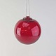 Holmegaard glaskuglerubinrød10 cm