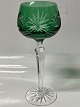 Rømer Glas Rødvin Grøn.Højde 19,5 cm.