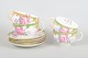 Royal Doulton "Temple Garden", sæt med fire tekopper og ...