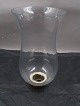 Large and beautiful Hurricane candlestick with brass and glass 50.5cm. Has a small chip 5x3mm in the edge.