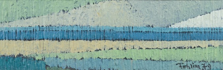 Gunnar Fohlin, Sweden.Oil on cardboard, 1979.