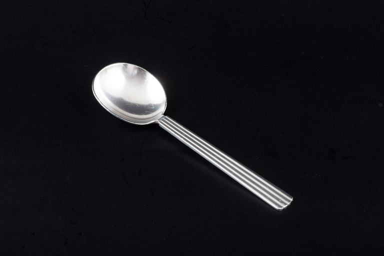 Georg Jensen, BernadotteBouillon spoon in sterling silver