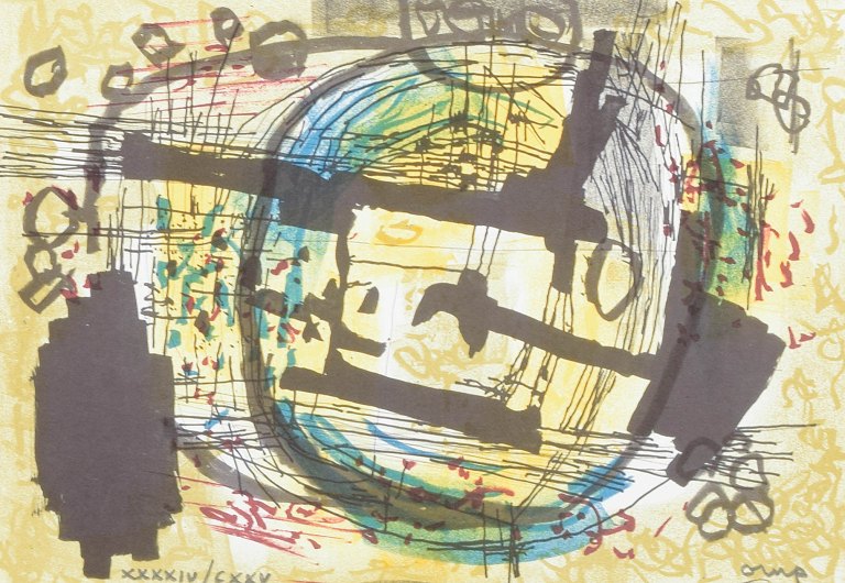 Bengt OrupColor lithograph. Pencil signed and numbered.