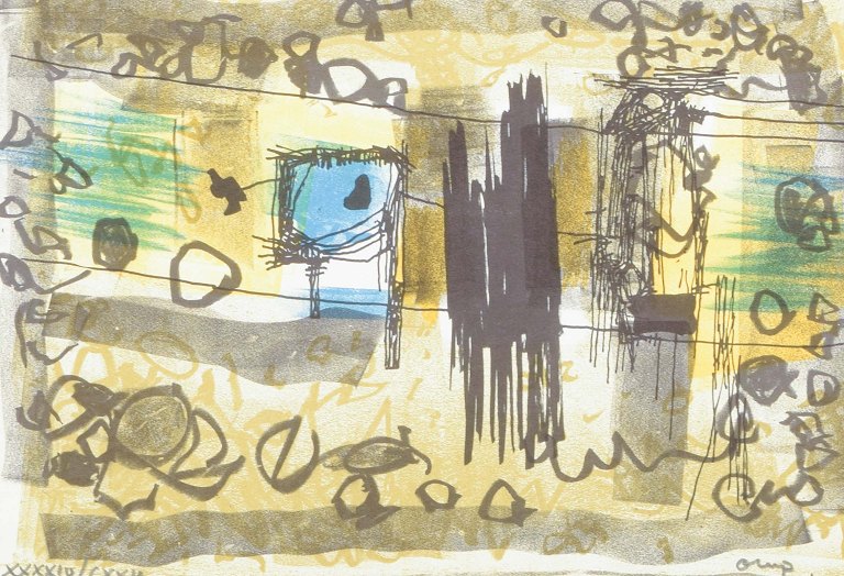 Bengt OrupColor lithograph. Pencil signed and numbered.