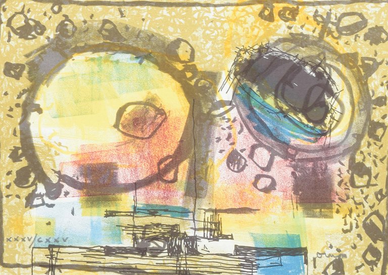 Bengt OrupFarvelitografi. Signeret med blyant samt nummereret.