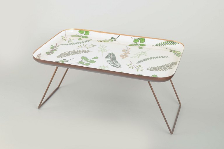Josef Frank (1885–1967) for Svenskt TennTray table with botanical motif.